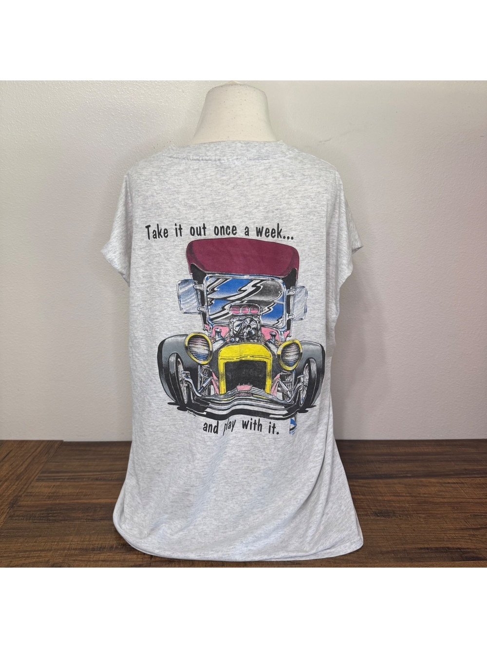 Vintage Graphic Muscle Car Funny Sleeveless T-Shirt